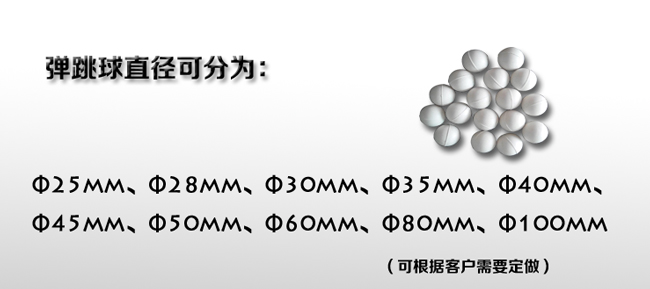 振動篩分機(jī)彈力球型號